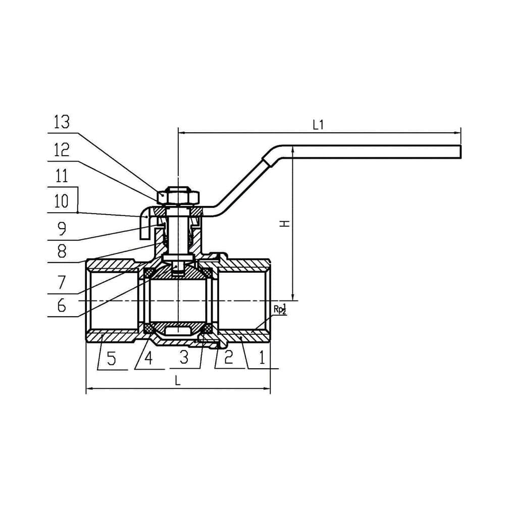 Bronze Ball Valve - BSP (2)