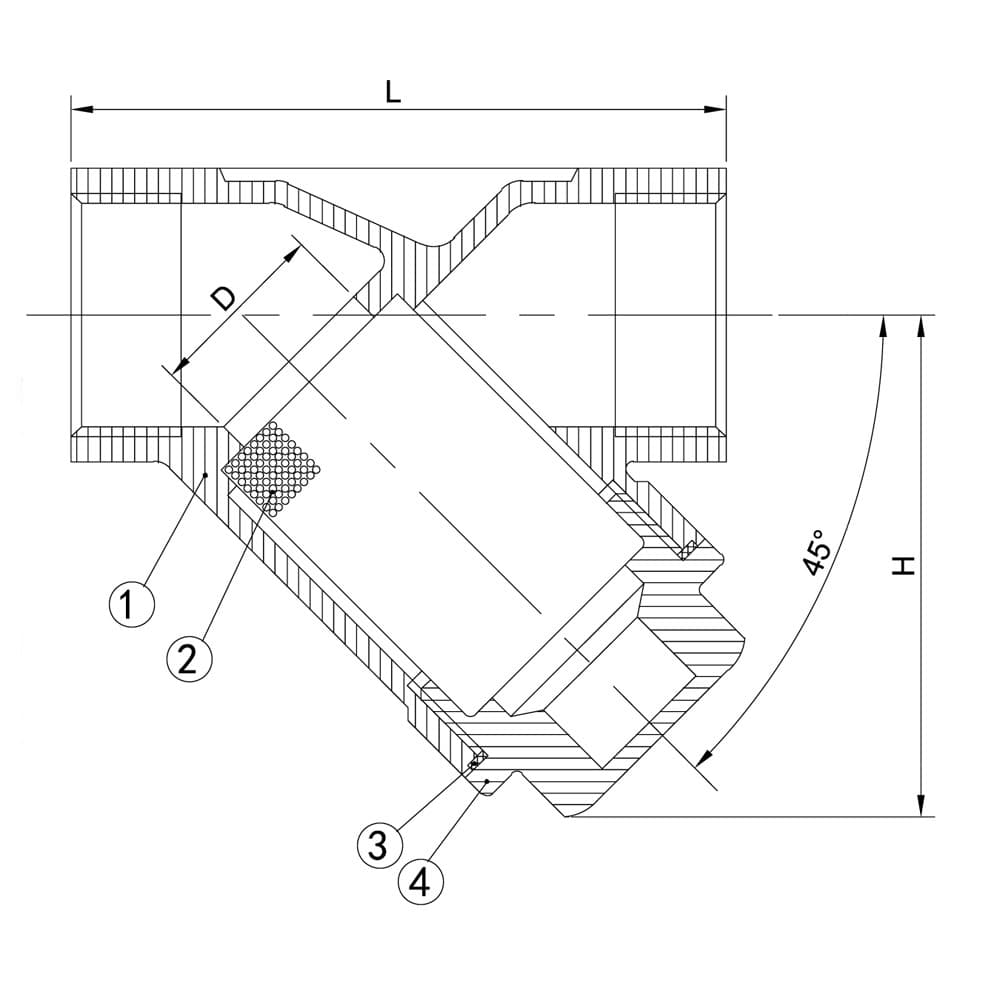 SS Y-Type Strainer - BSP (2)