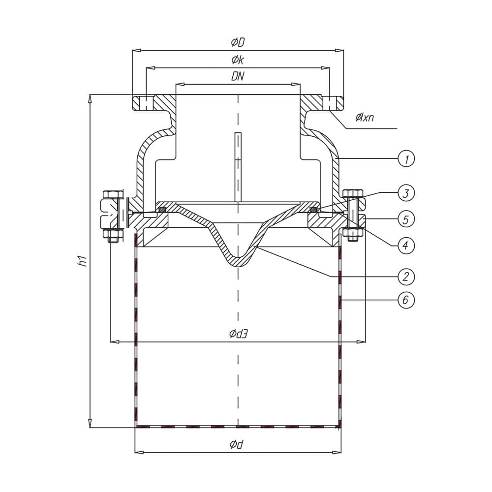 Foot Valves Without Spring (2)
