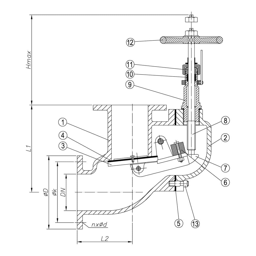 JIS Angle Type Storm Valve (2)
