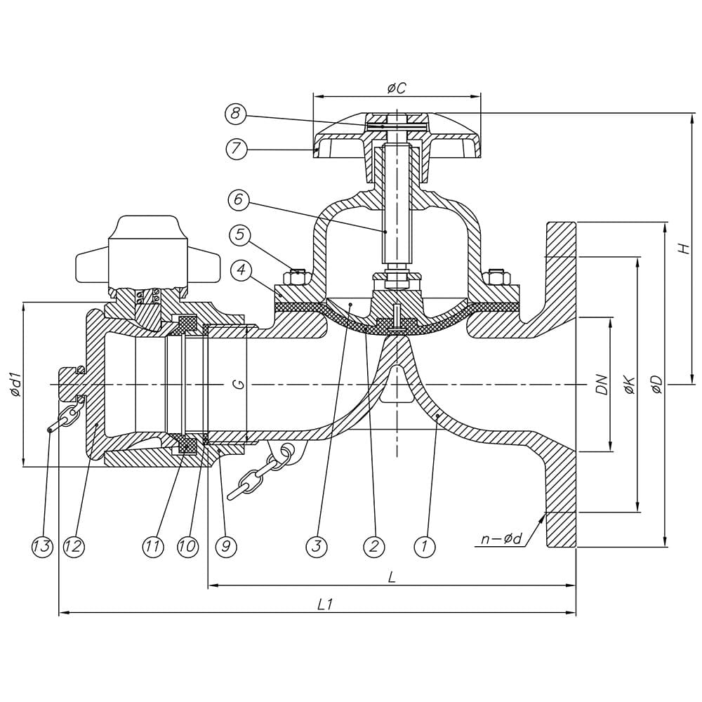 Fire Hydrant Diaphragm Valve (2)