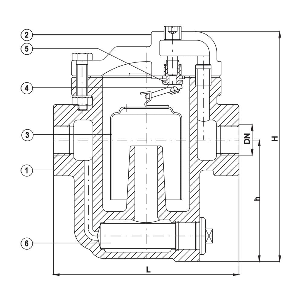 Invert Bucket Steam Trap (Threaded) (2)