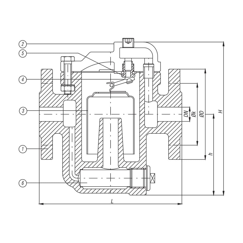 Invert Bucket Steam Trap (Flanged) (2)