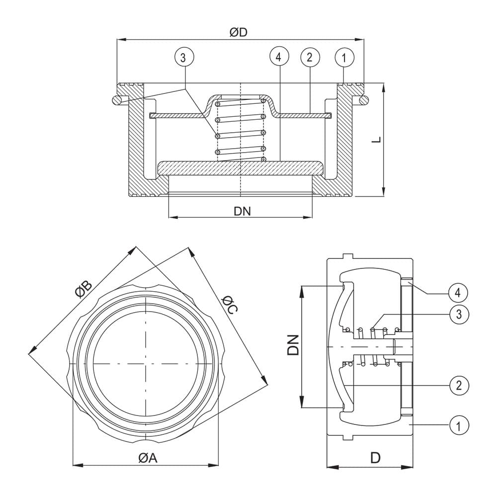Disc Check Valve (Marine) (2)