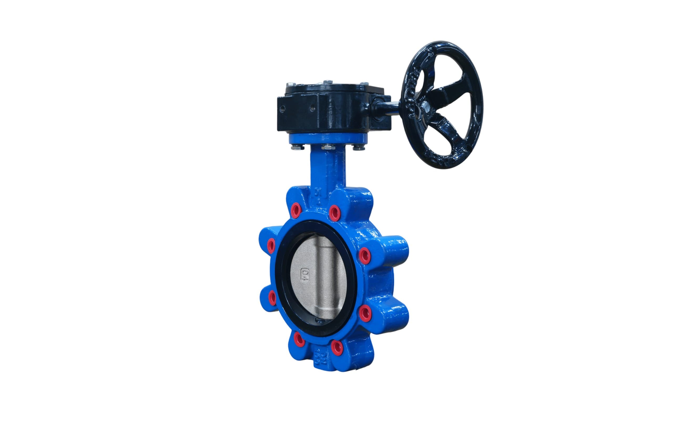 Aluminum Bronze Disc EPDM Seat Lug Butterfly Valve with Gear Operator (4)