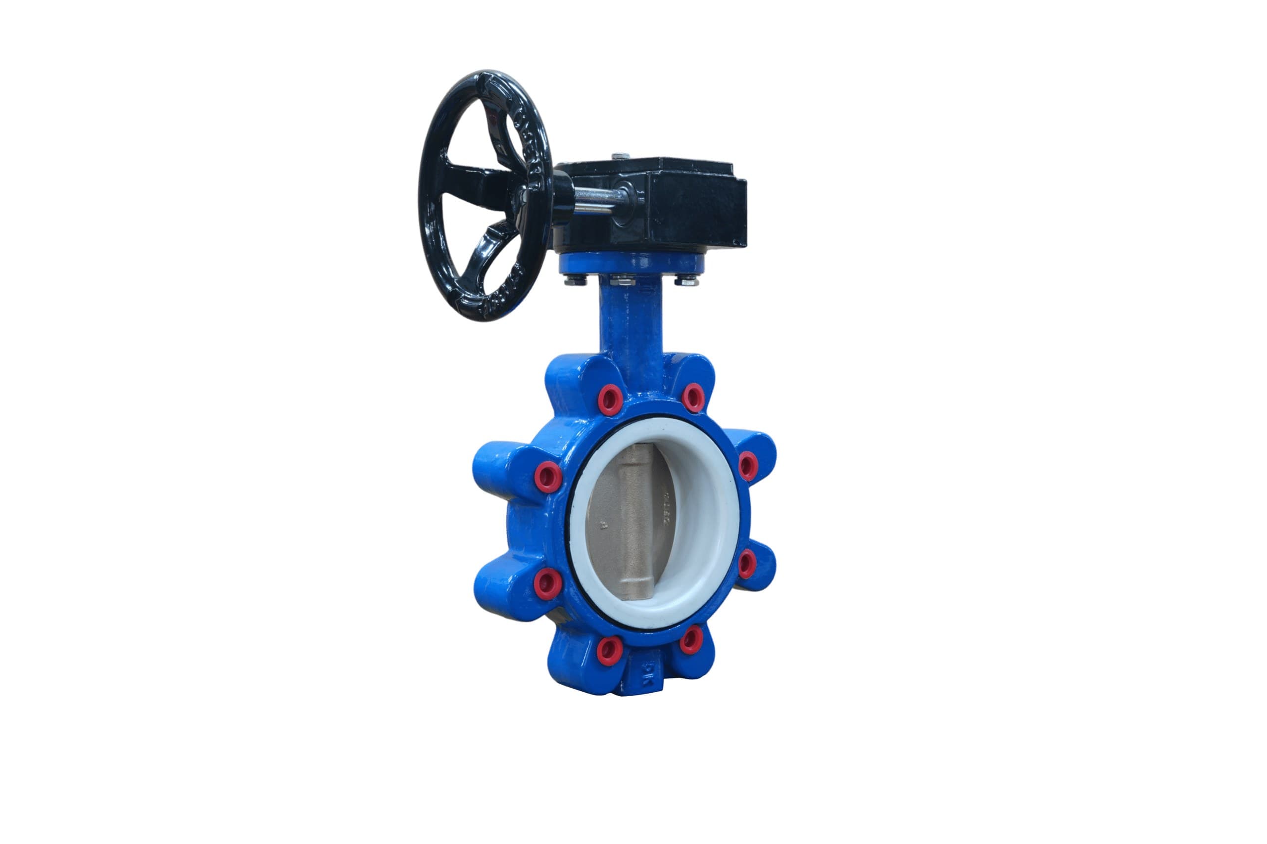 Aluminum Bronze Disc PTFE Seat Lug Butterfly Valve with Gear Operator (2)