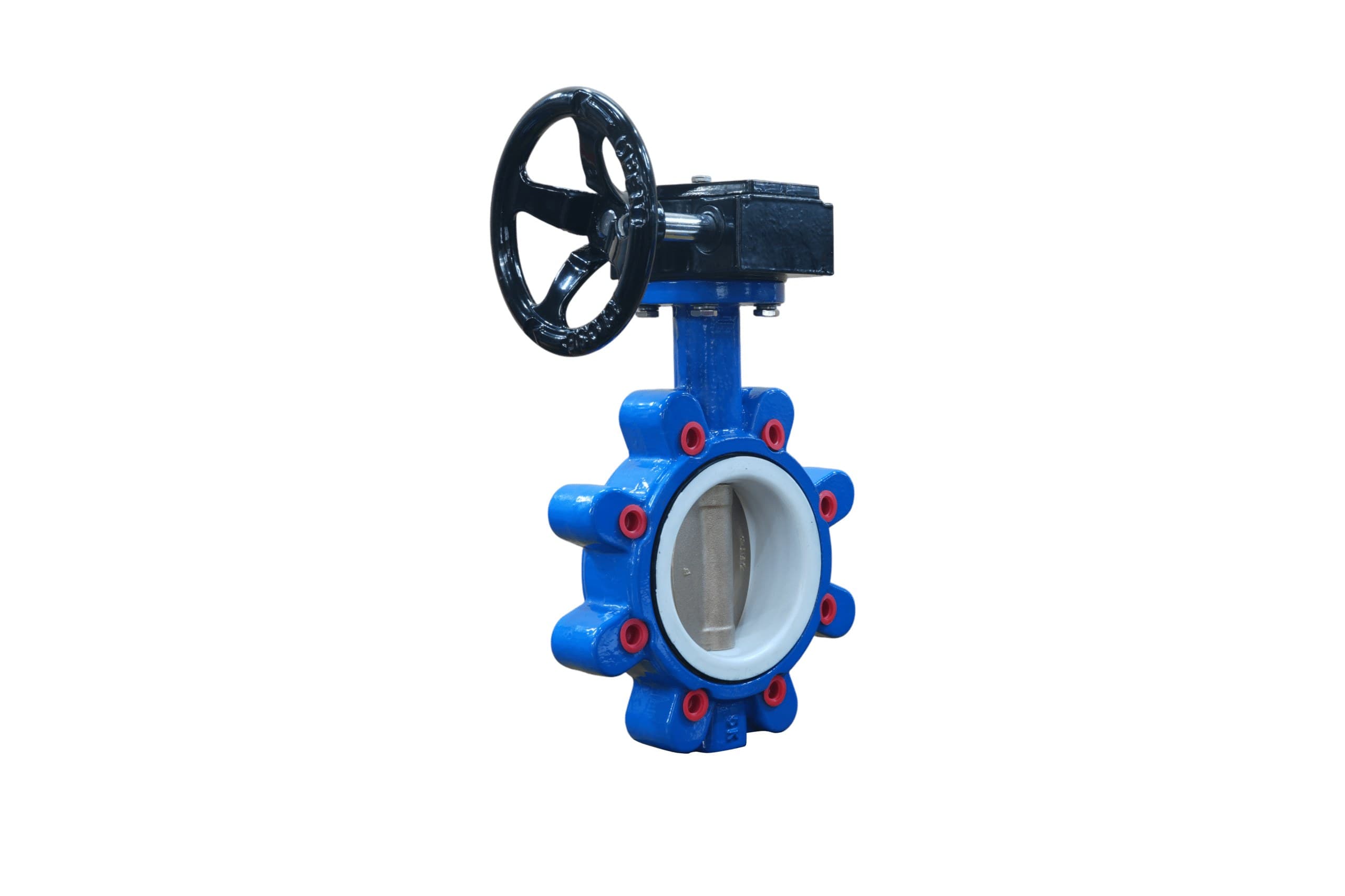 Aluminum Bronze Disc PTFE Seat Lug Butterfly Valve with Gear Operator (3)