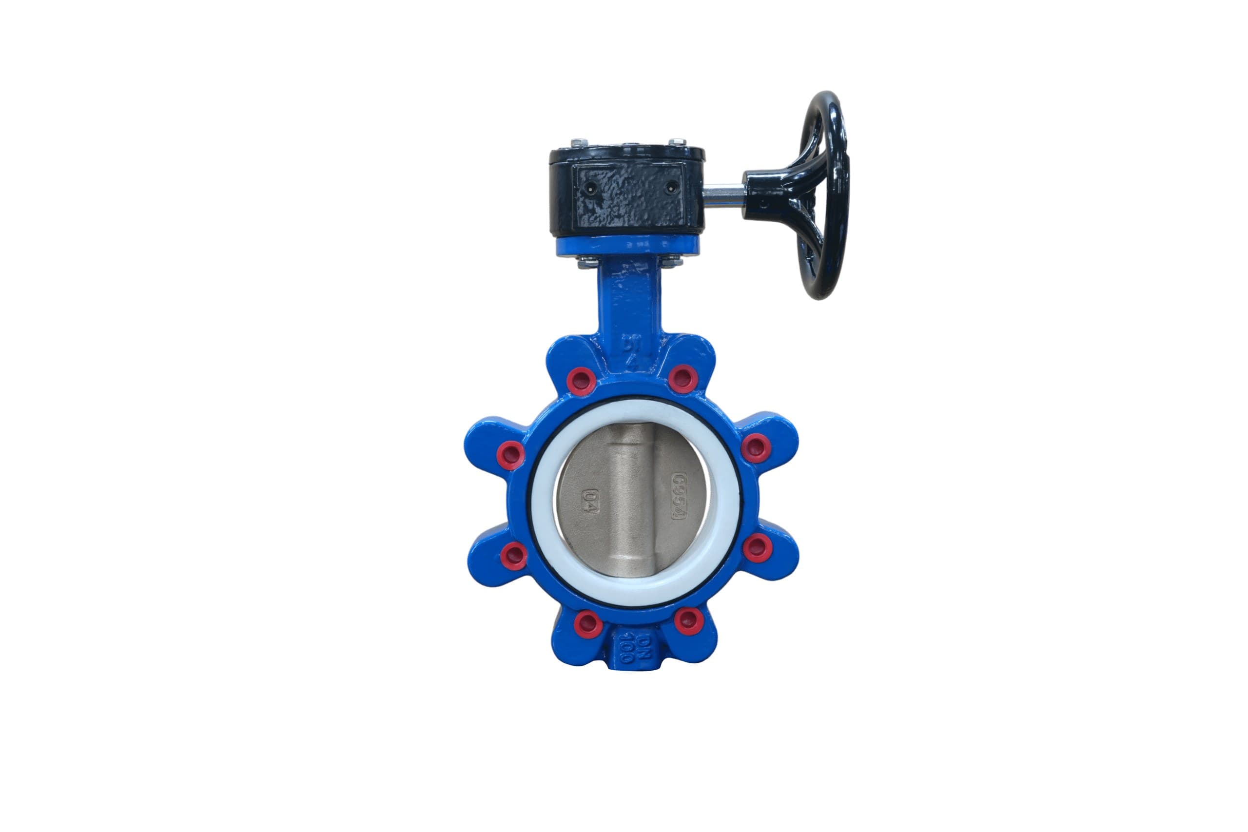 Aluminum Bronze Disc PTFE Seat Lug Butterfly Valve with Gear Operator (4)