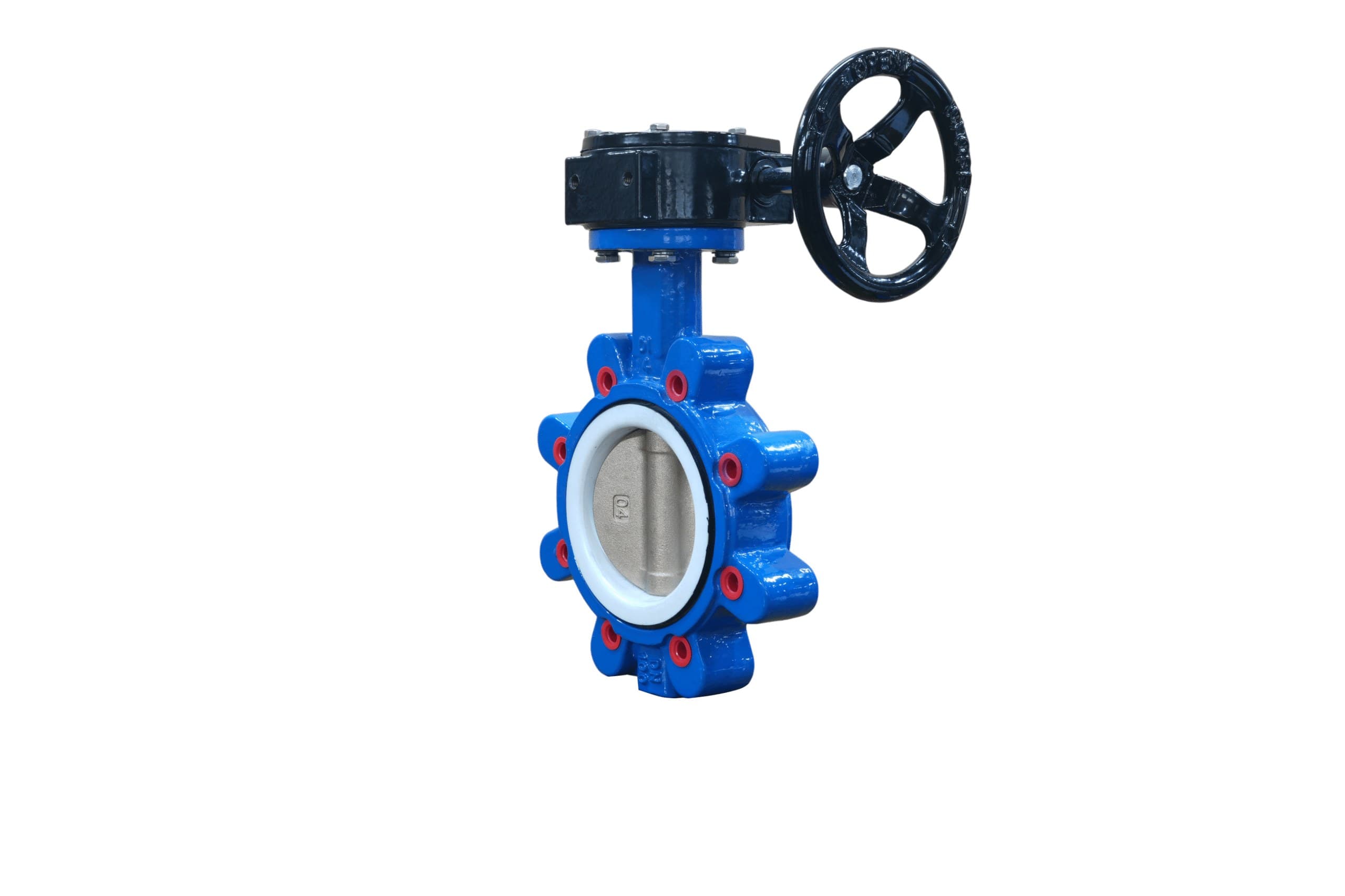 Aluminum Bronze Disc PTFE Seat Lug Butterfly Valve with Gear Operator (5)