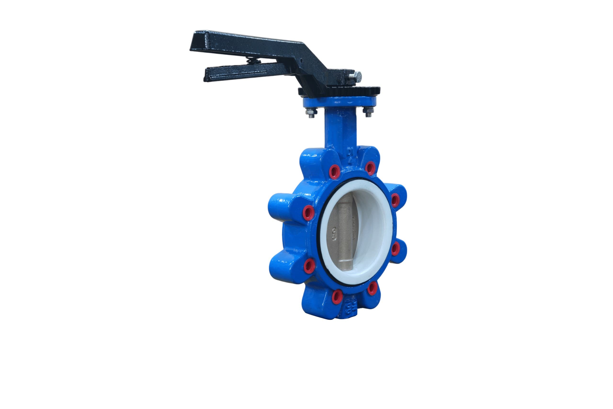 Aluminum Bronze Disc PTFE Seat Lug Butterfly Valve with Handle (3)