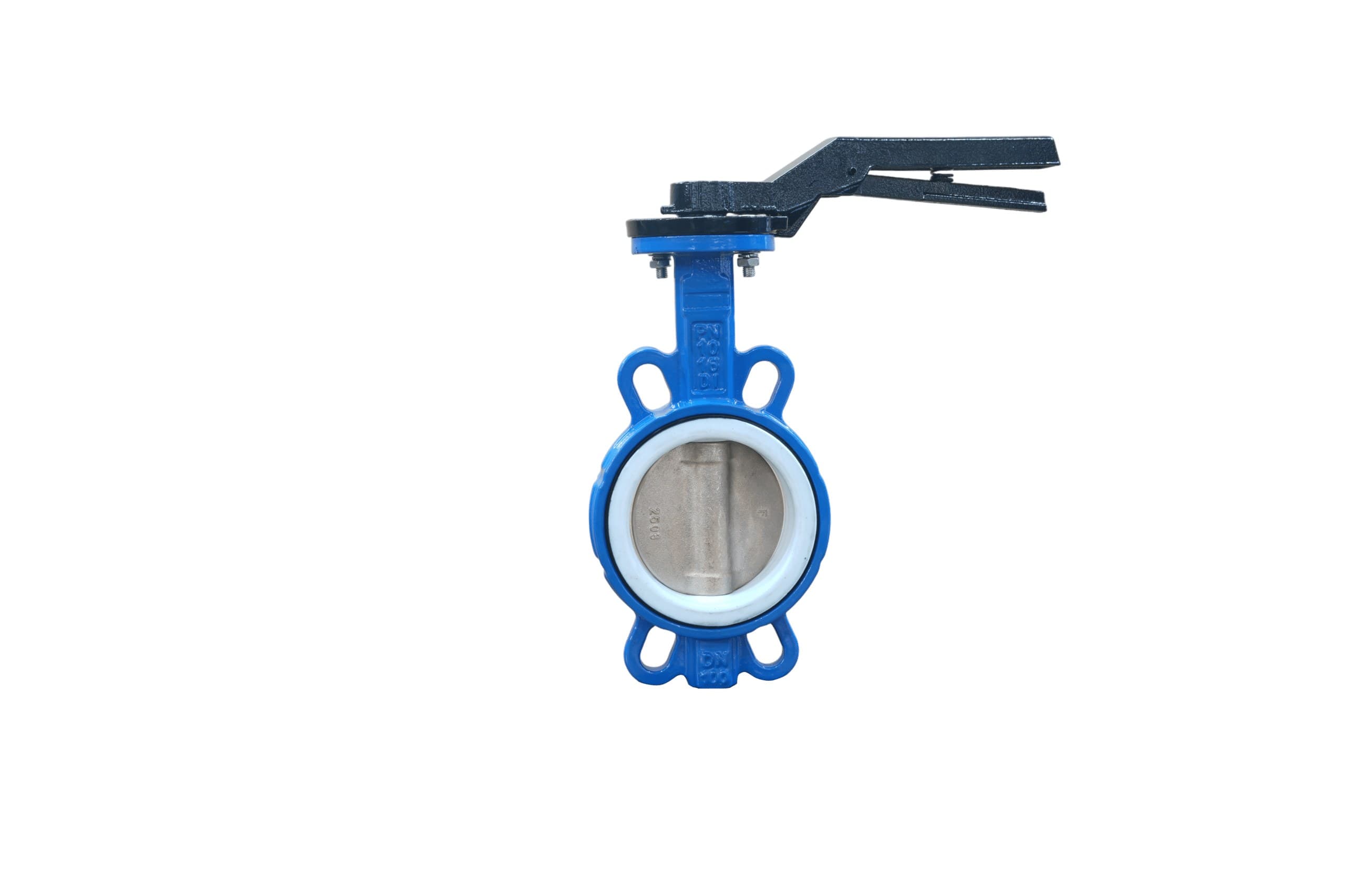 Aluminum Bronze Disc PTFE Seat Wafer Butterfly Valve with Handle