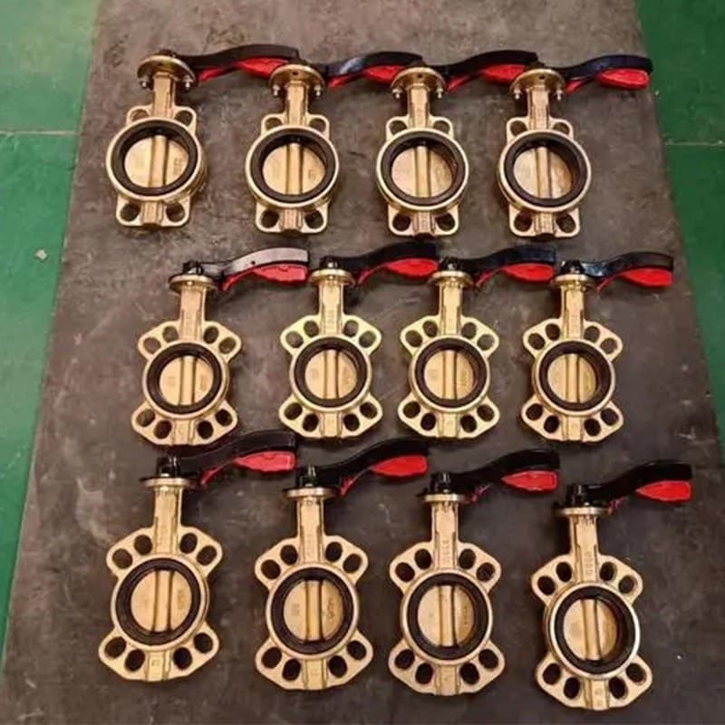 Aluminum Bronze Wafer Butterfly Valve (5)