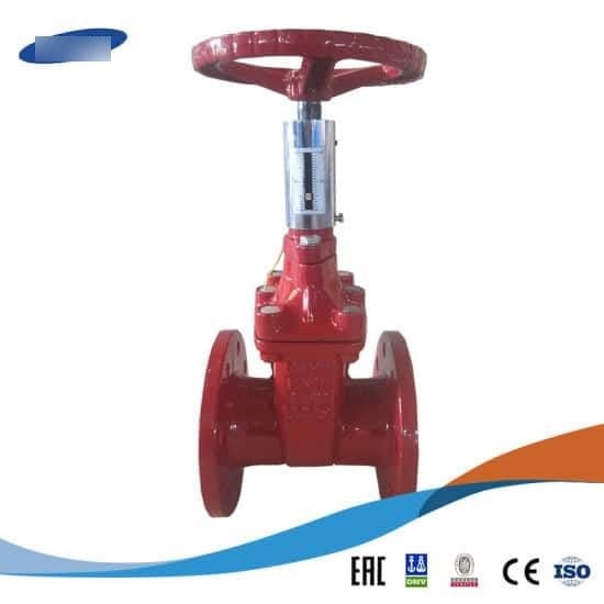 Cast Iron Rising Stem Gate Valve with Signal Head