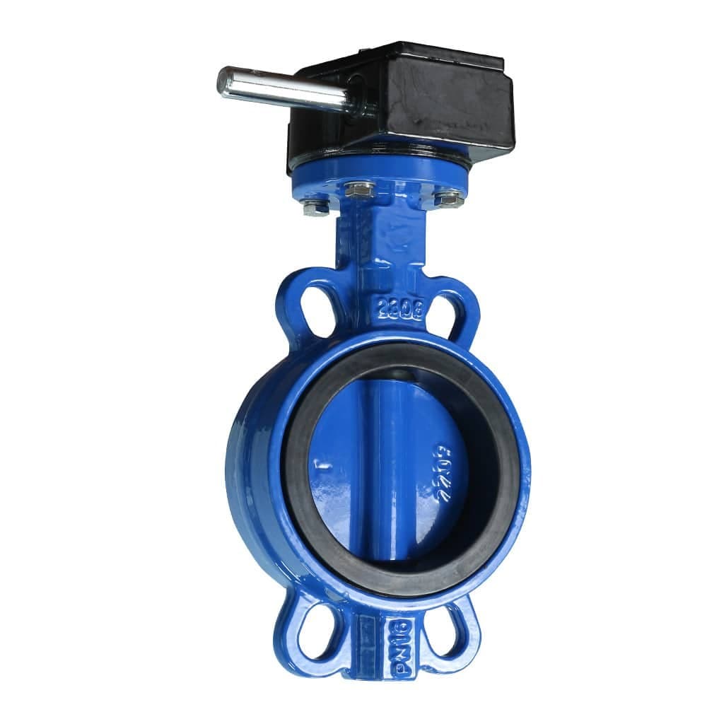 Cast Iron Wafer Butterfly Valve with Plate Spray Painted (3)
