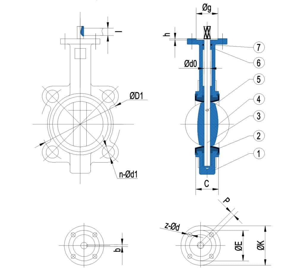 Desulfuration Wafer Butterfly Valve (2)
