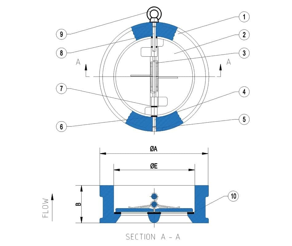 Dual Plate Wafer Check Valve (6)