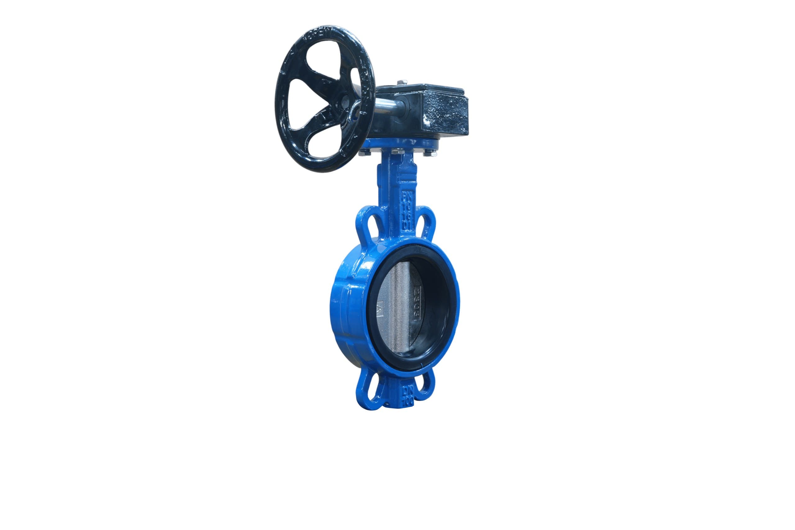 Ductile Iron Disc EPDM Seat Wafer Butterfly Valve with Gear Operator (3)
