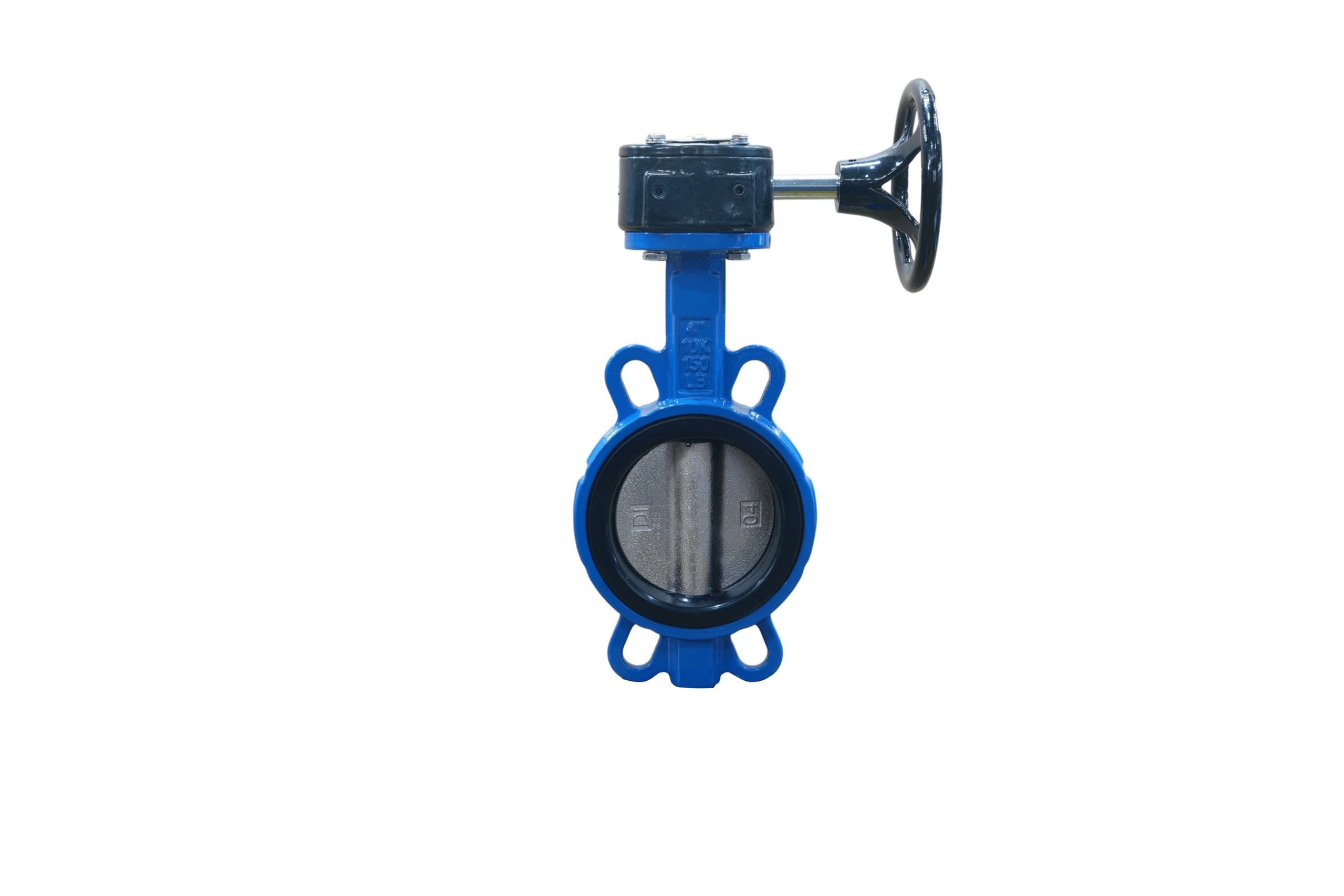 Ductile Iron Disc EPDM Seat Wafer Butterfly Valve with Gear Operator
