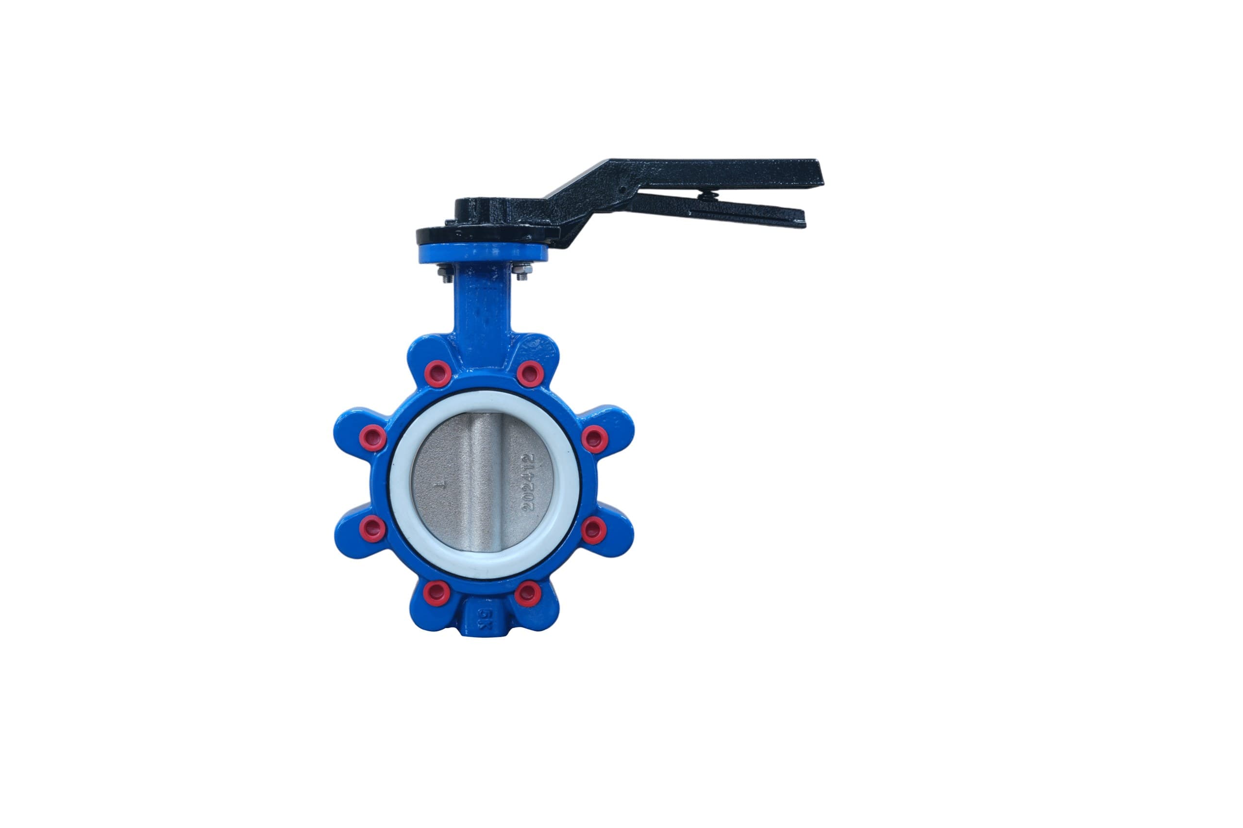 Ductile Iron Disc PTFE Seat Lug Butterfly Valve with Handle