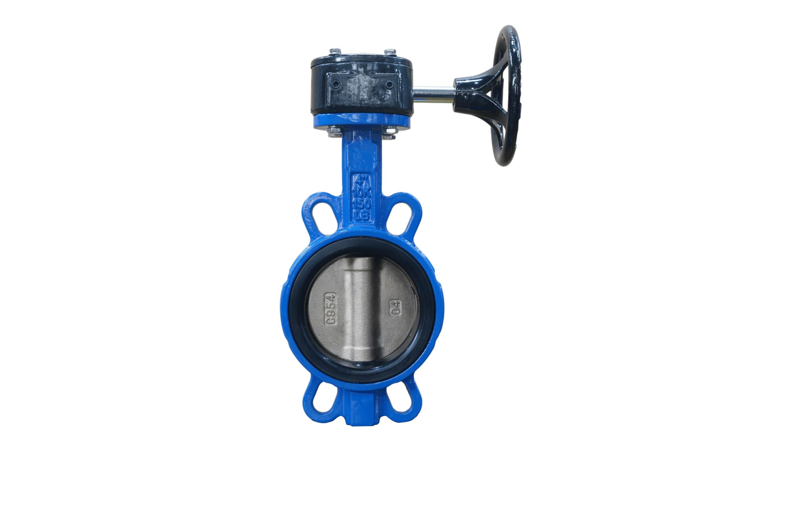 Gear Operated Wafer Butterfly Valve with Aluminum Bronze Disc and EPDM (4)