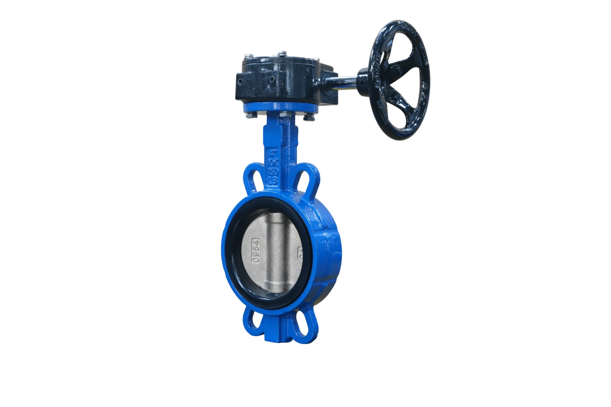 Gear Operated Wafer Butterfly Valve with Aluminum Bronze Disc and EPDM (5)