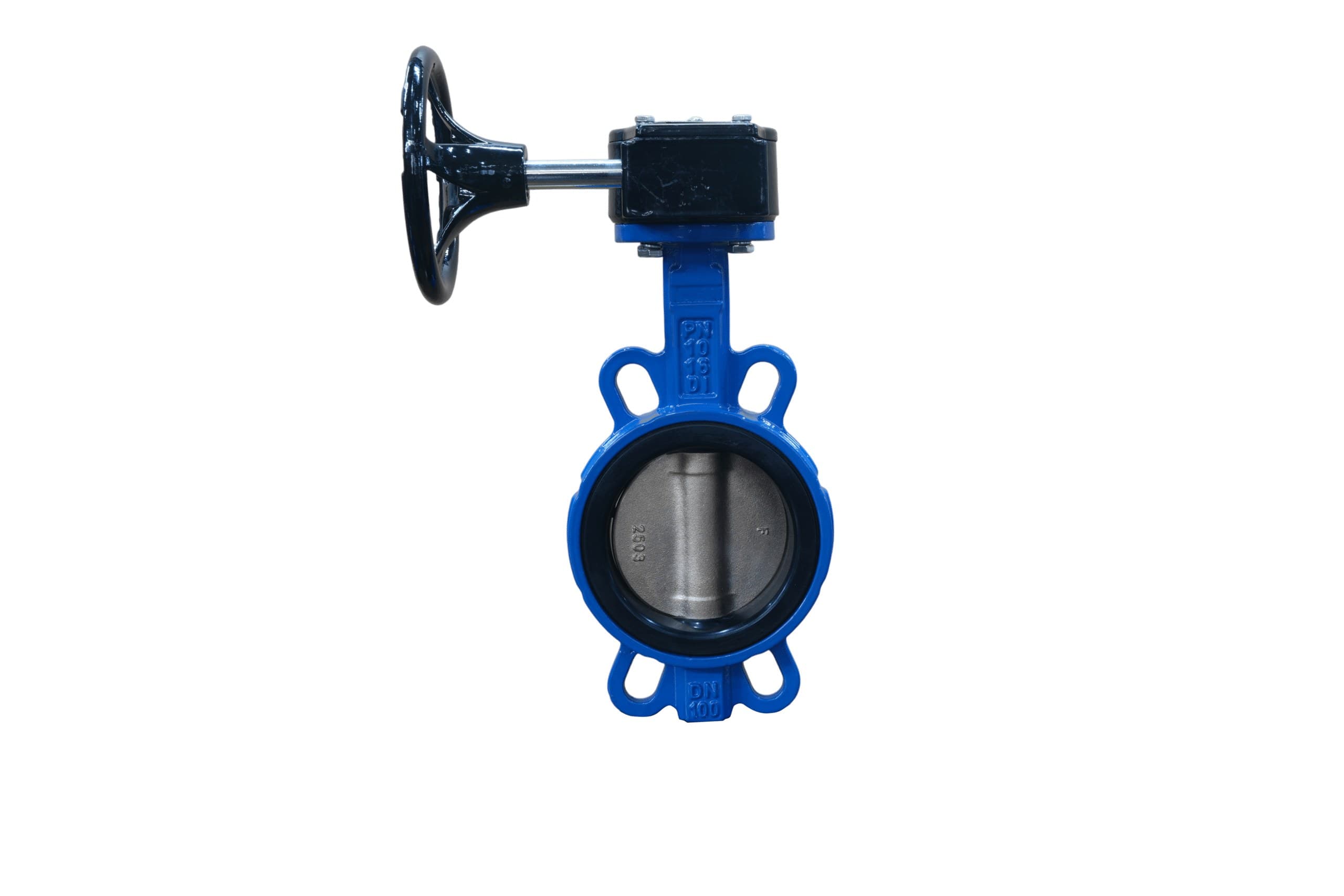 Gear Operated Wafer Butterfly Valve with Aluminum Bronze Disc and EPDM