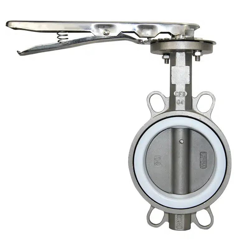 Stainless Steel PTFE Seat Wafer Butterfly Valve