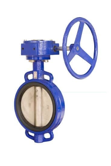 Worm Gear operated Wafer Butterfly Valve (2)