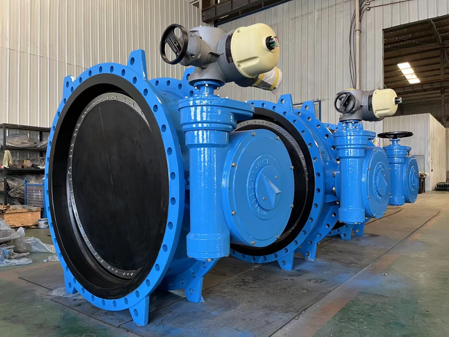 Rubber lined butterfly valve