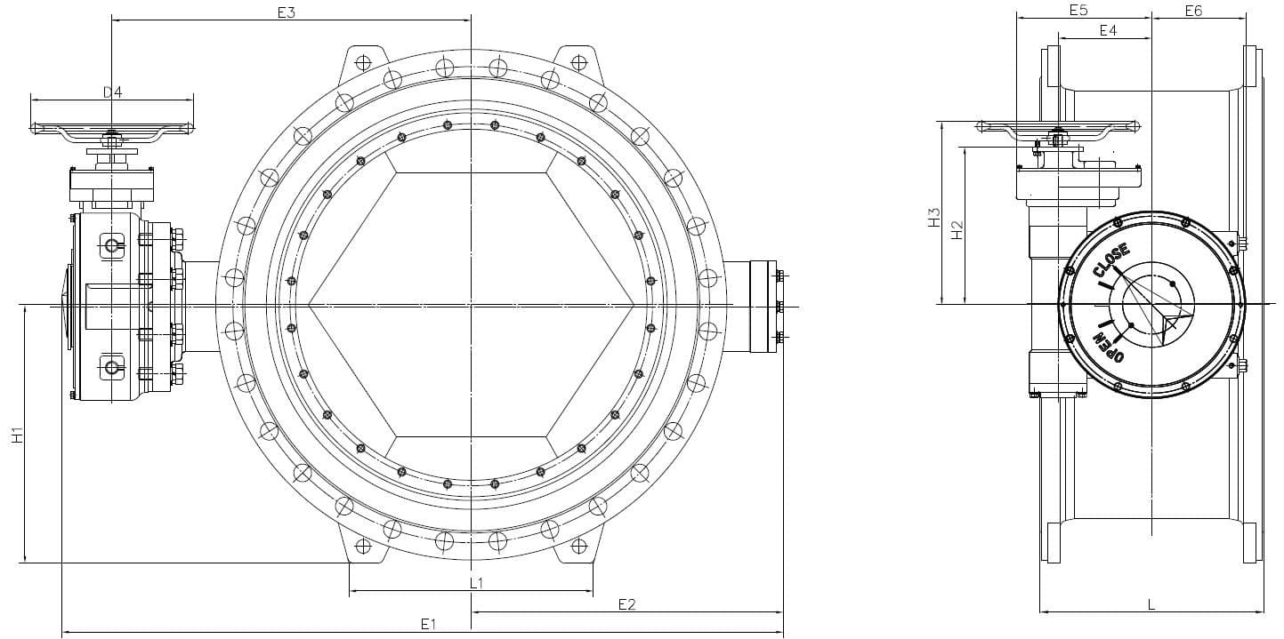 Double Eccentric Butterfly Valve (4)