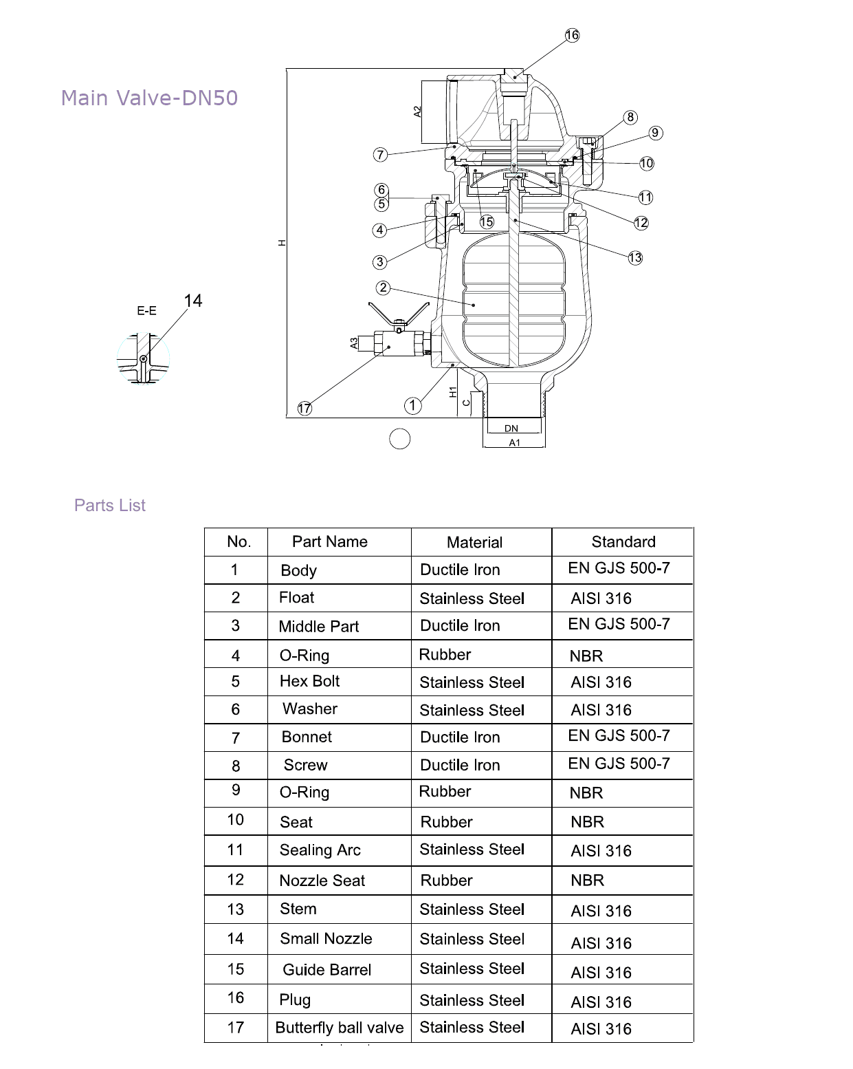 SKAS – Sewage Air Release Valve with Valve Chamber (2)