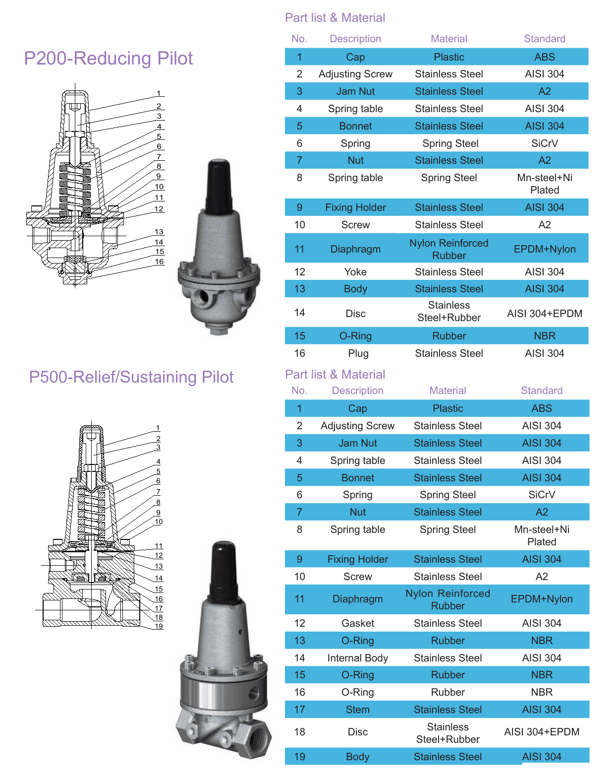 A205 Pressure Sustaining and Reducing Valve (3)