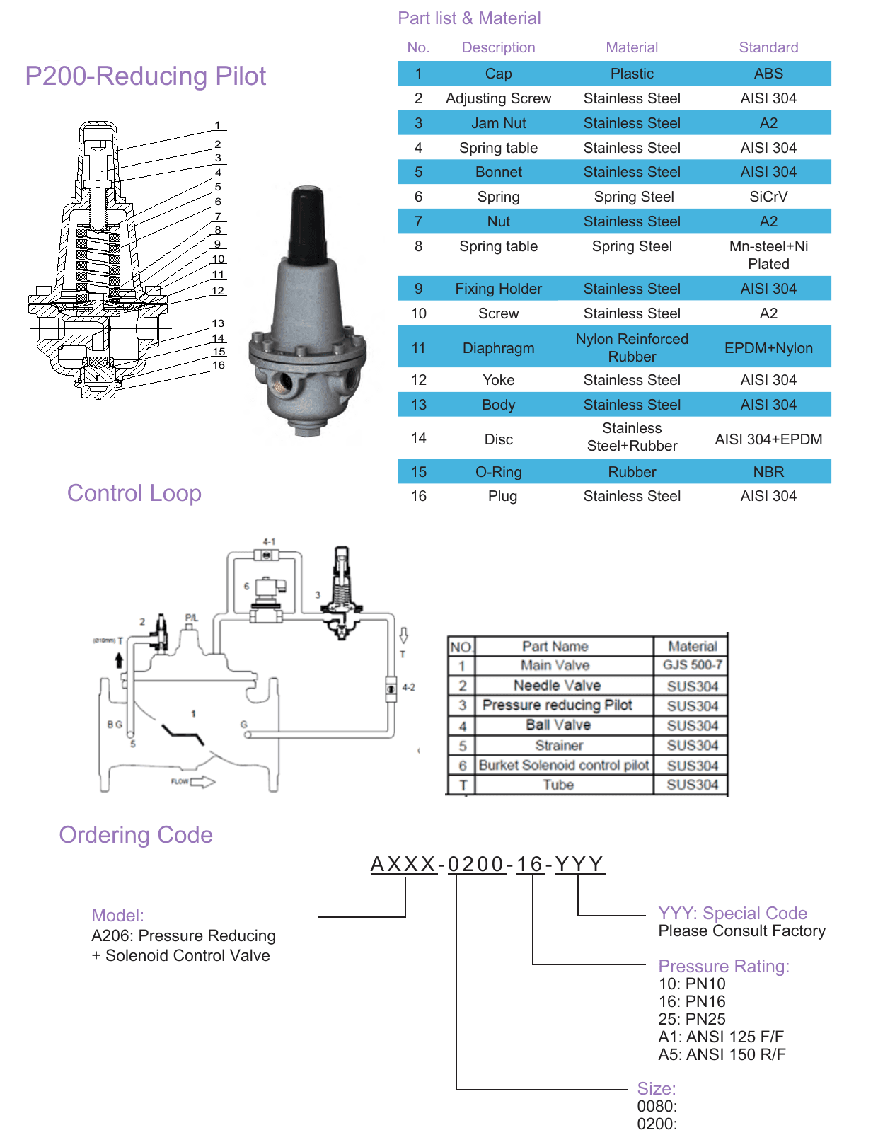 A206 Pressure Reducing Solenoid Control Valve (4)