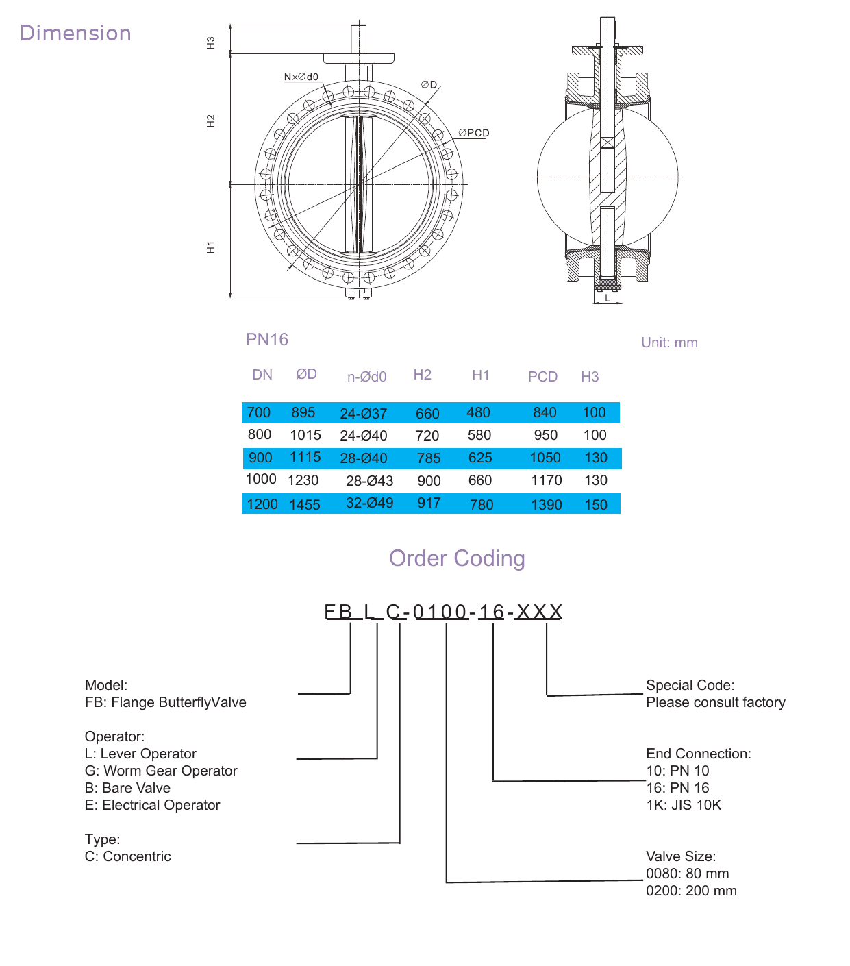 FBLC – Concentric Flange Butterfly Valve (4)