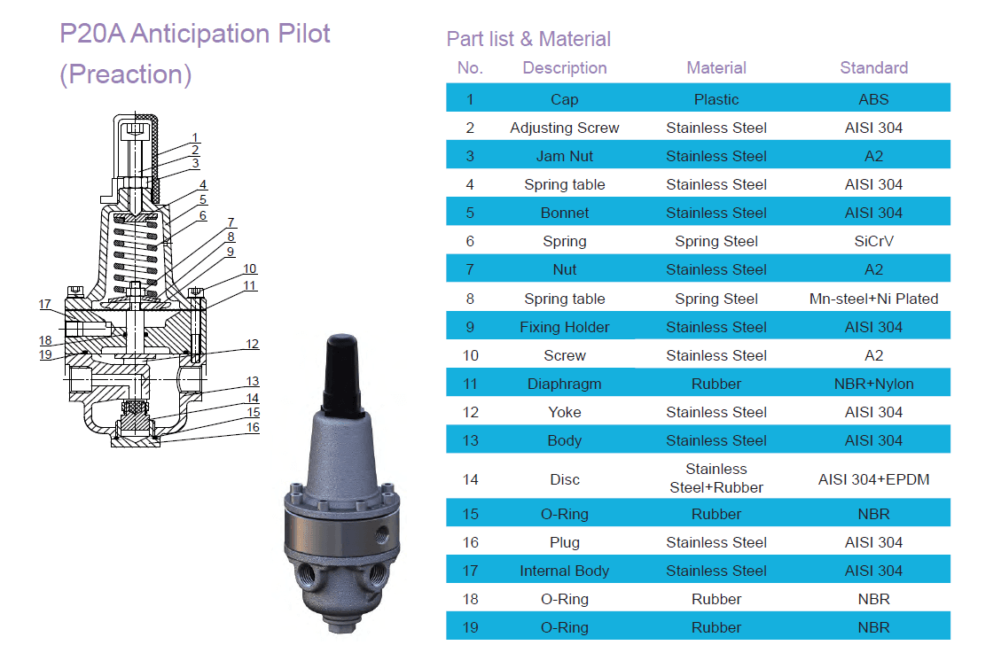 P20A Differential Pressure Pilot (2)