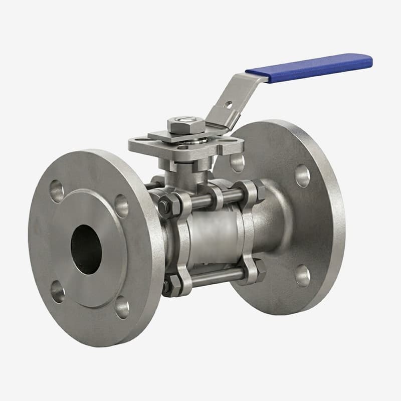 316 Stainless Steel ISO Top Full Bore Ball Valve