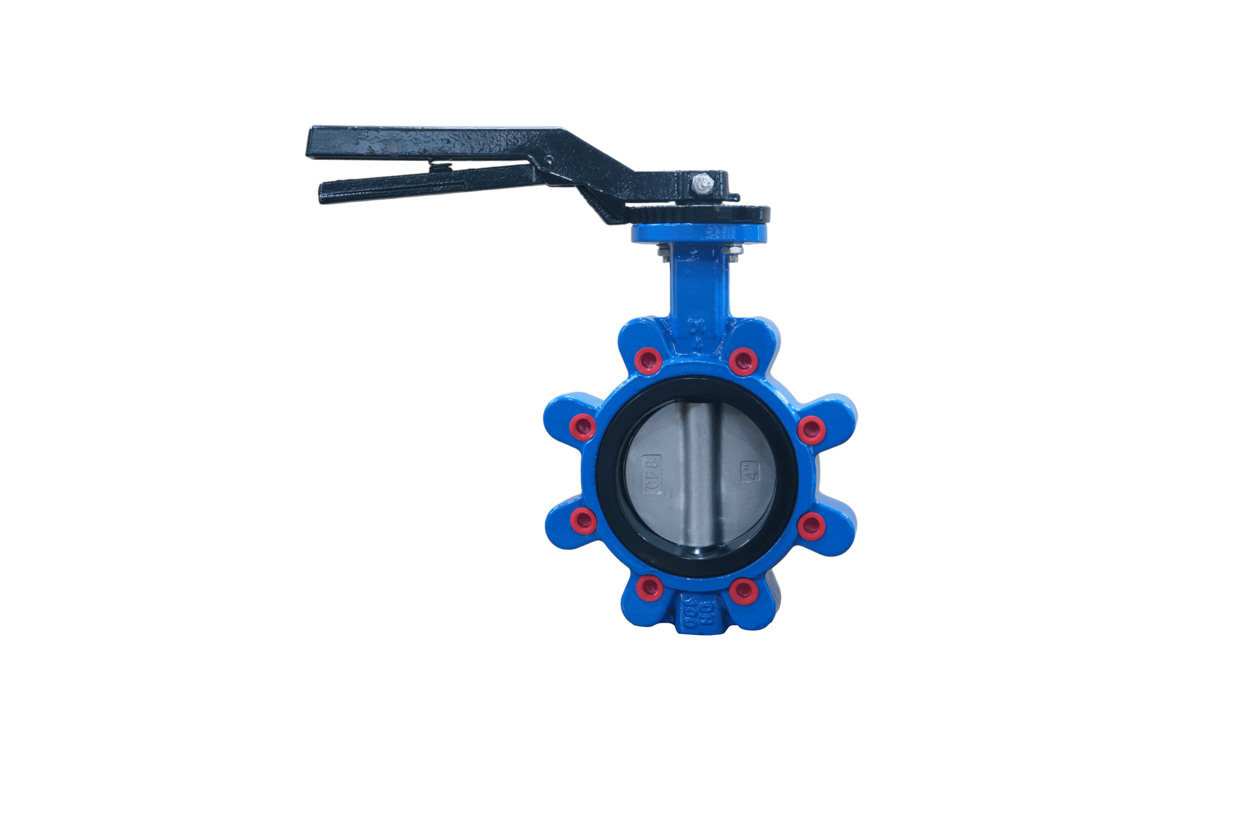 SS304 Disc EPDM Seat Lug Butterfly Valve with Handle