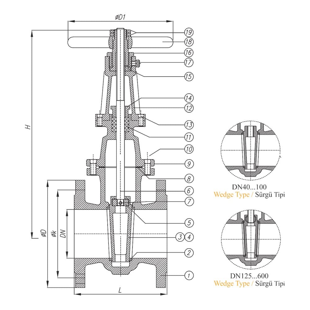 Rising Stem Gate Valve (2)