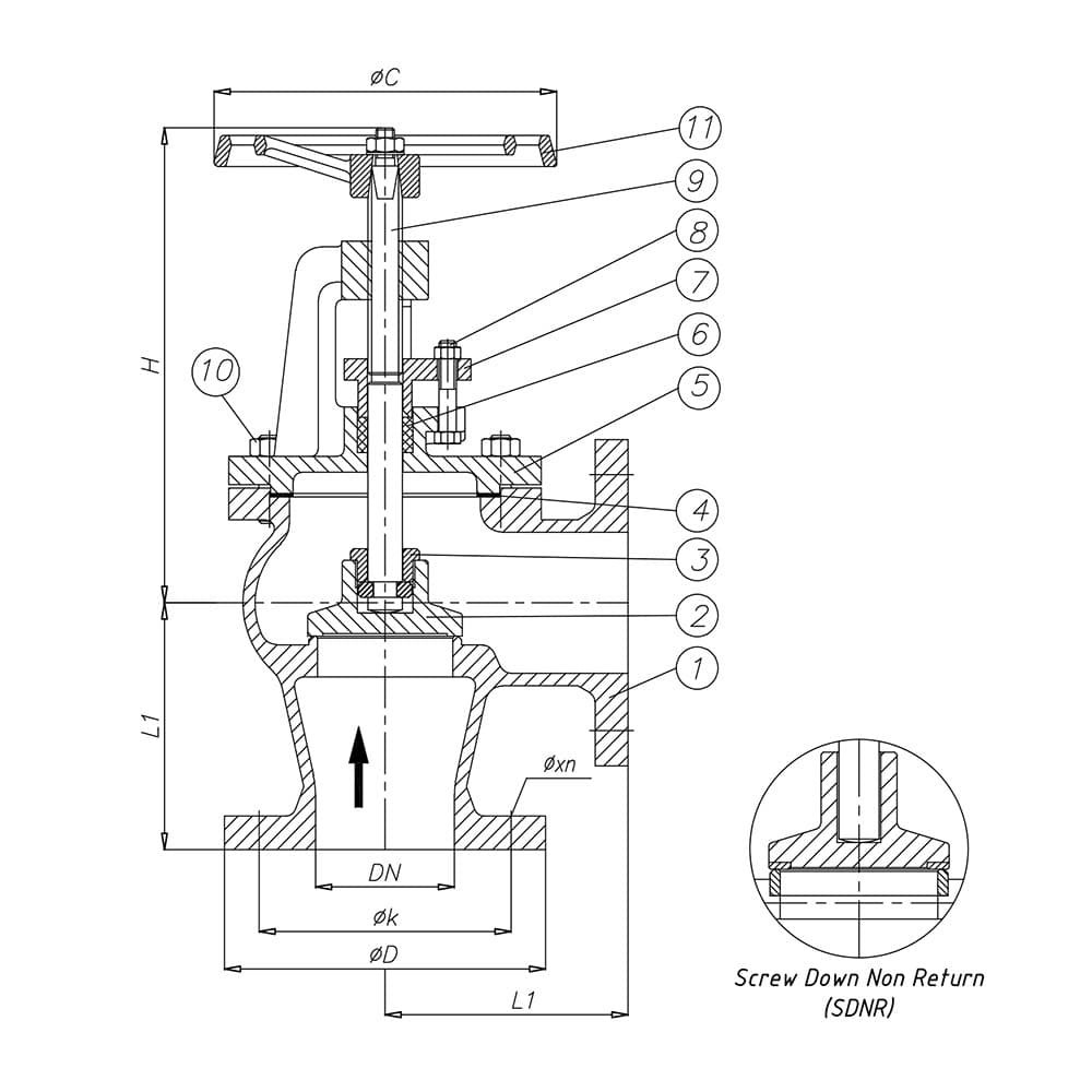 Short Type Angle Globe Valve (2)