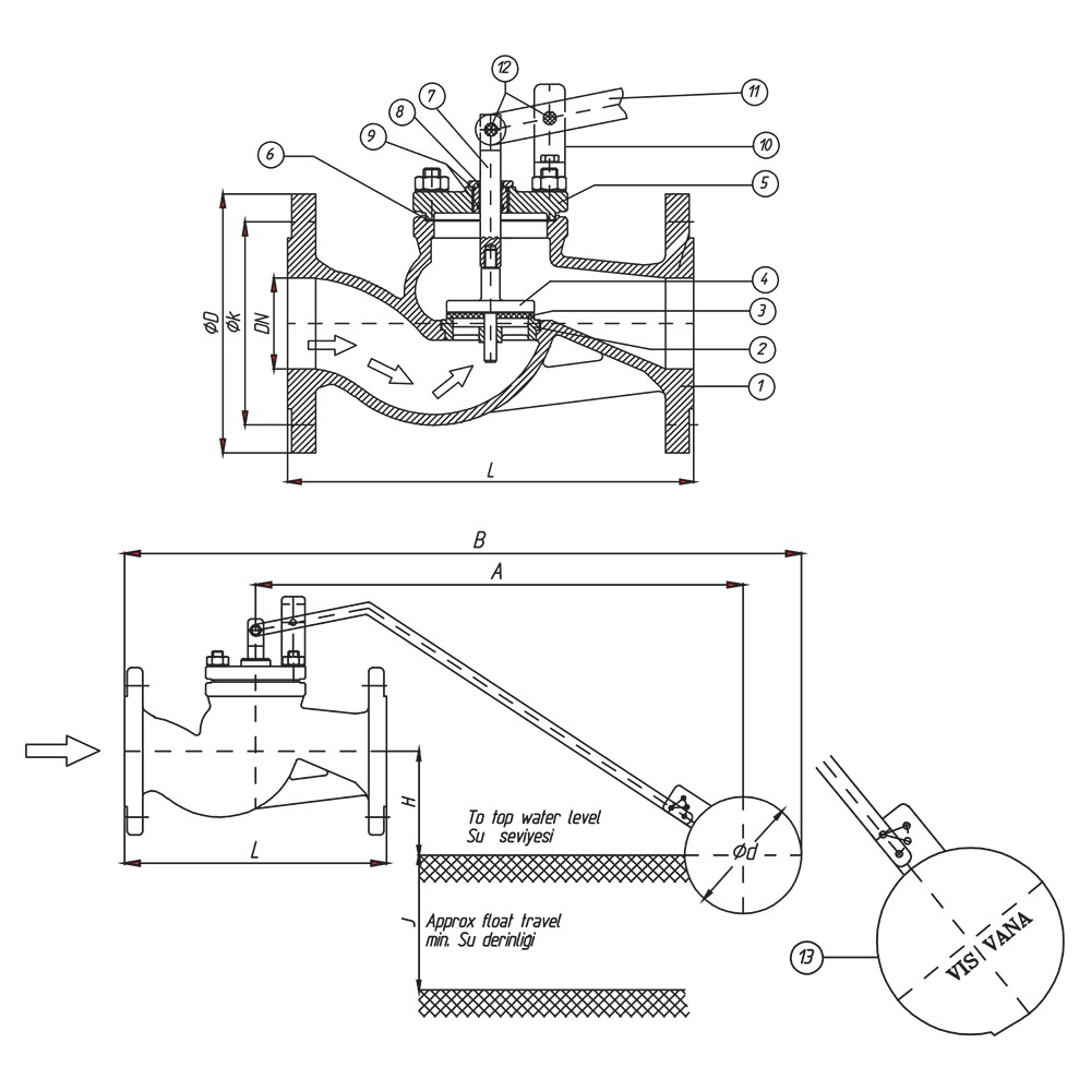 Float Valve drawing 1
