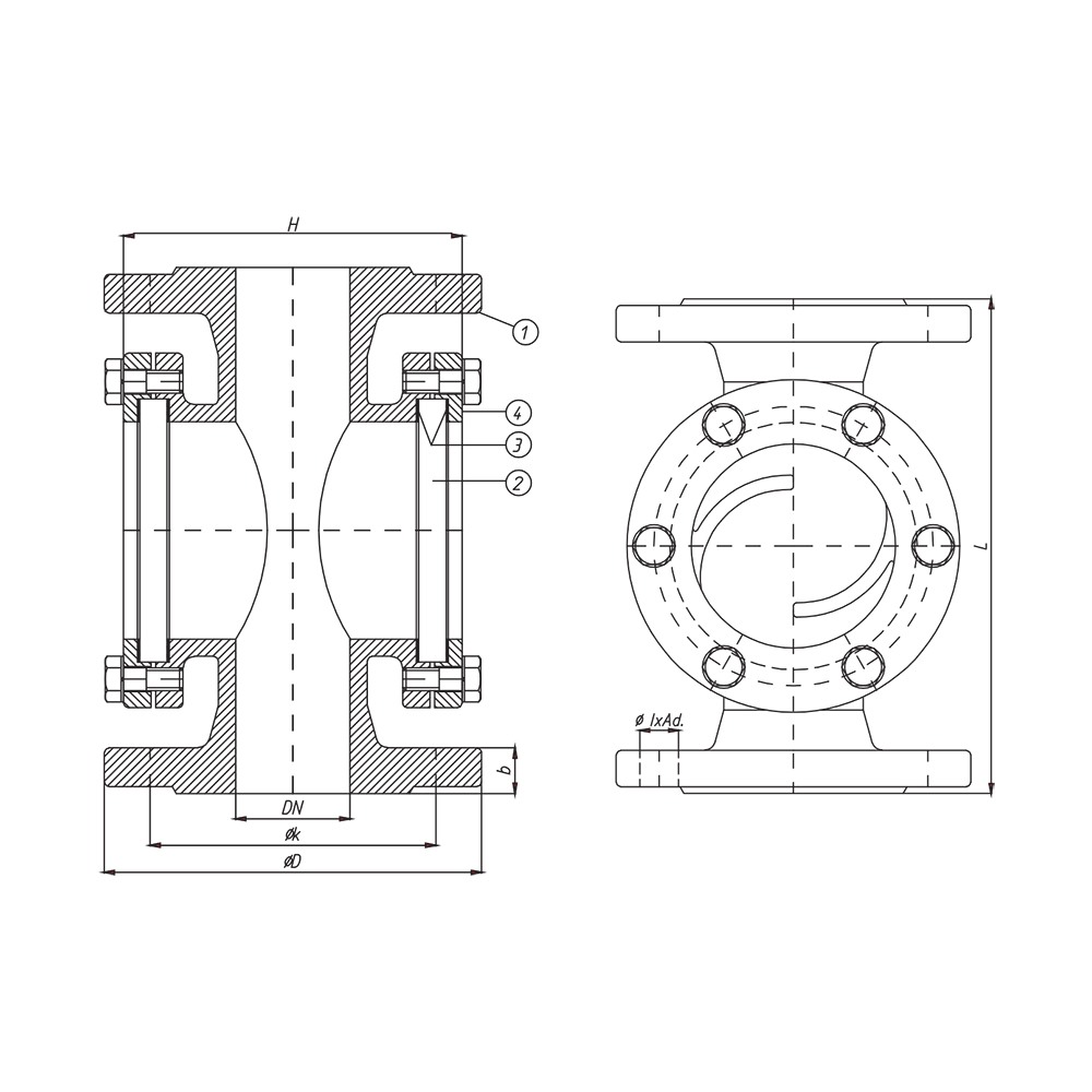 Sight Glass drawing 1