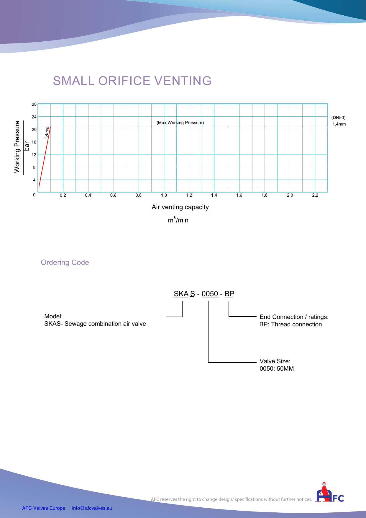 SKAS - Sewage Combination Air Release Valve drawing 3