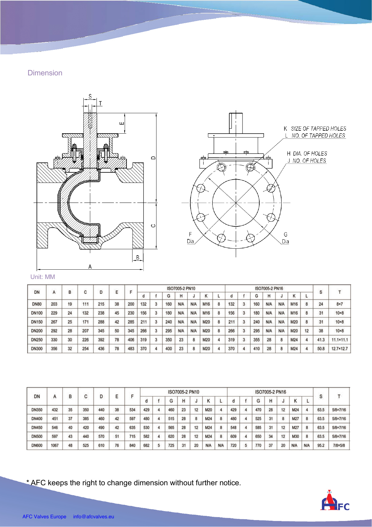 PVGX - Eccentric Plug Valve drawing 3